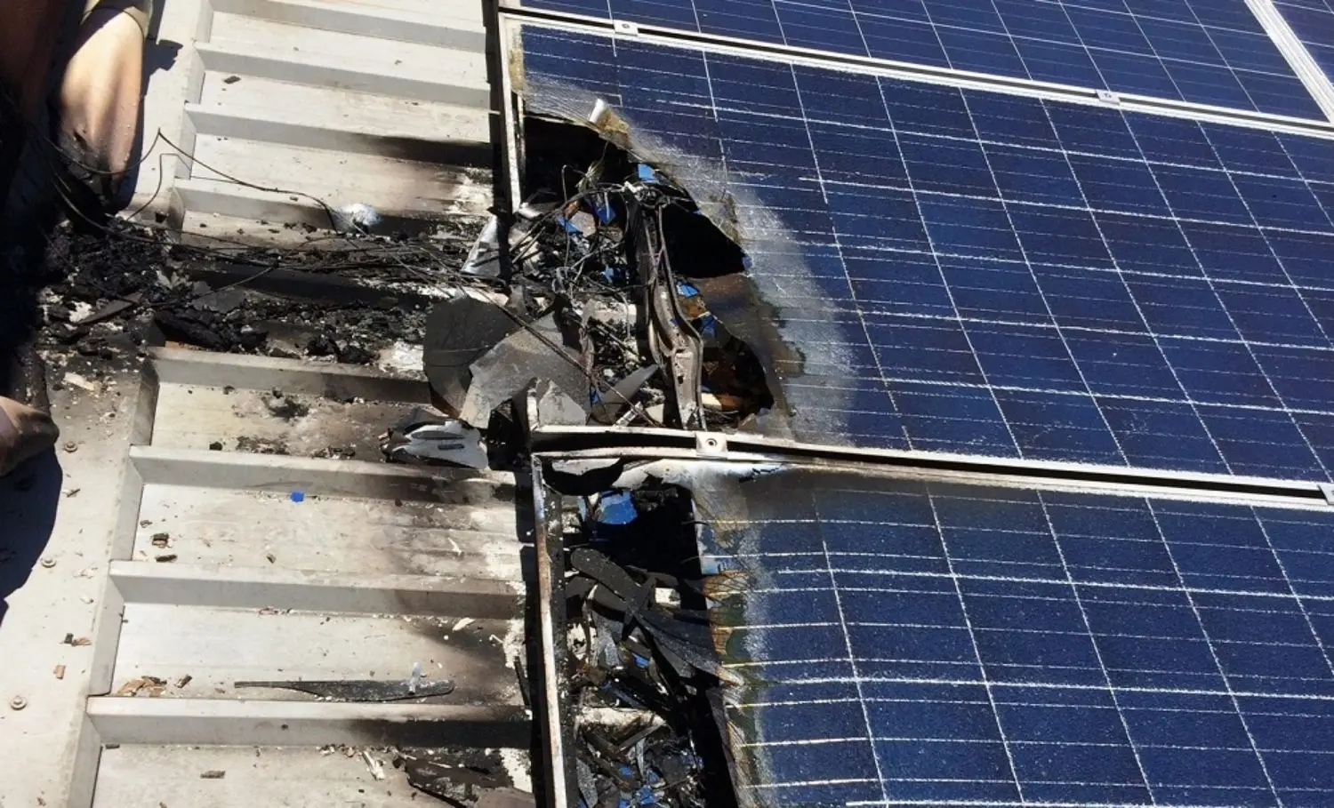 Example DC arc fault