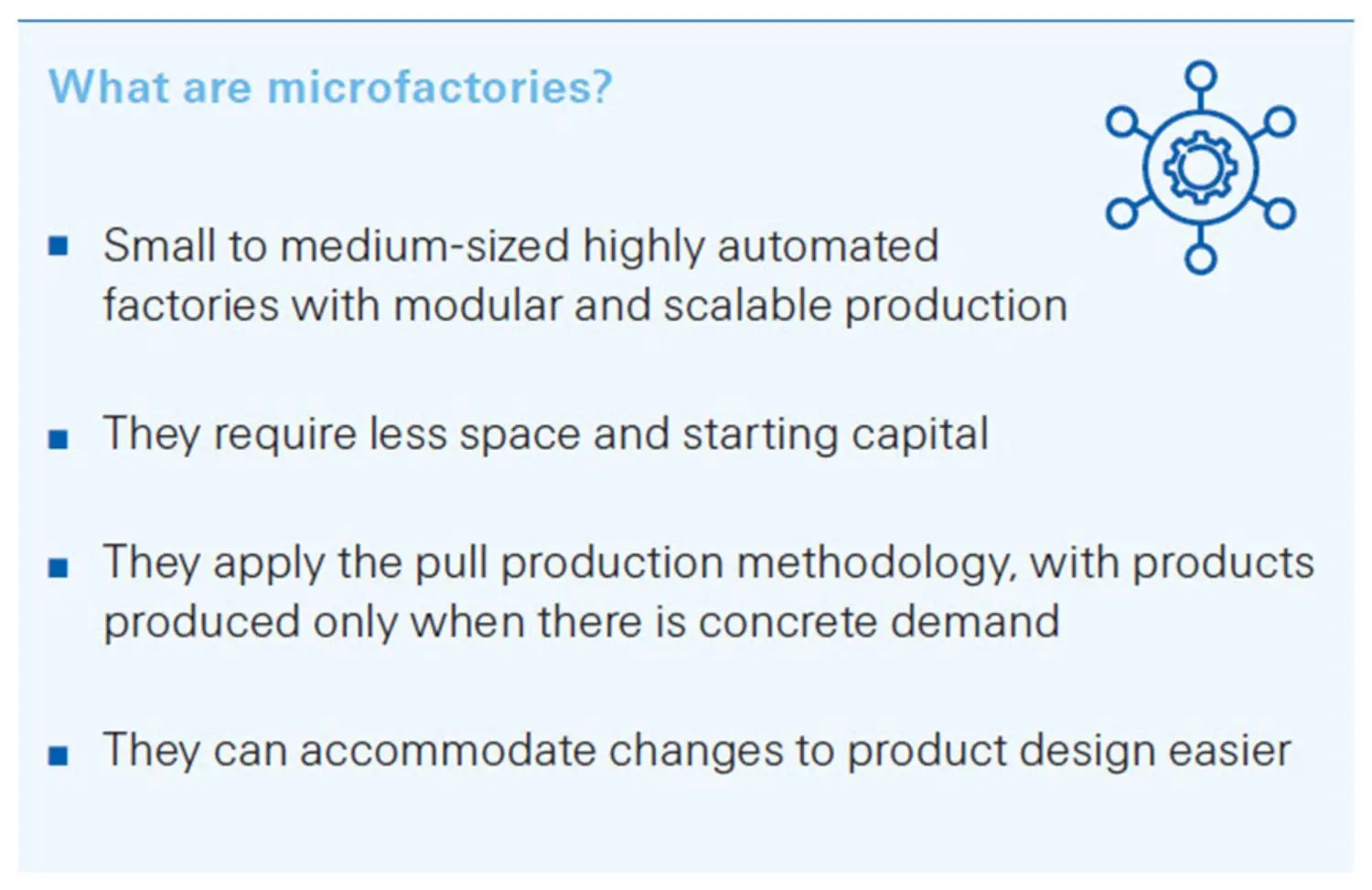 What are microfactories illustration.