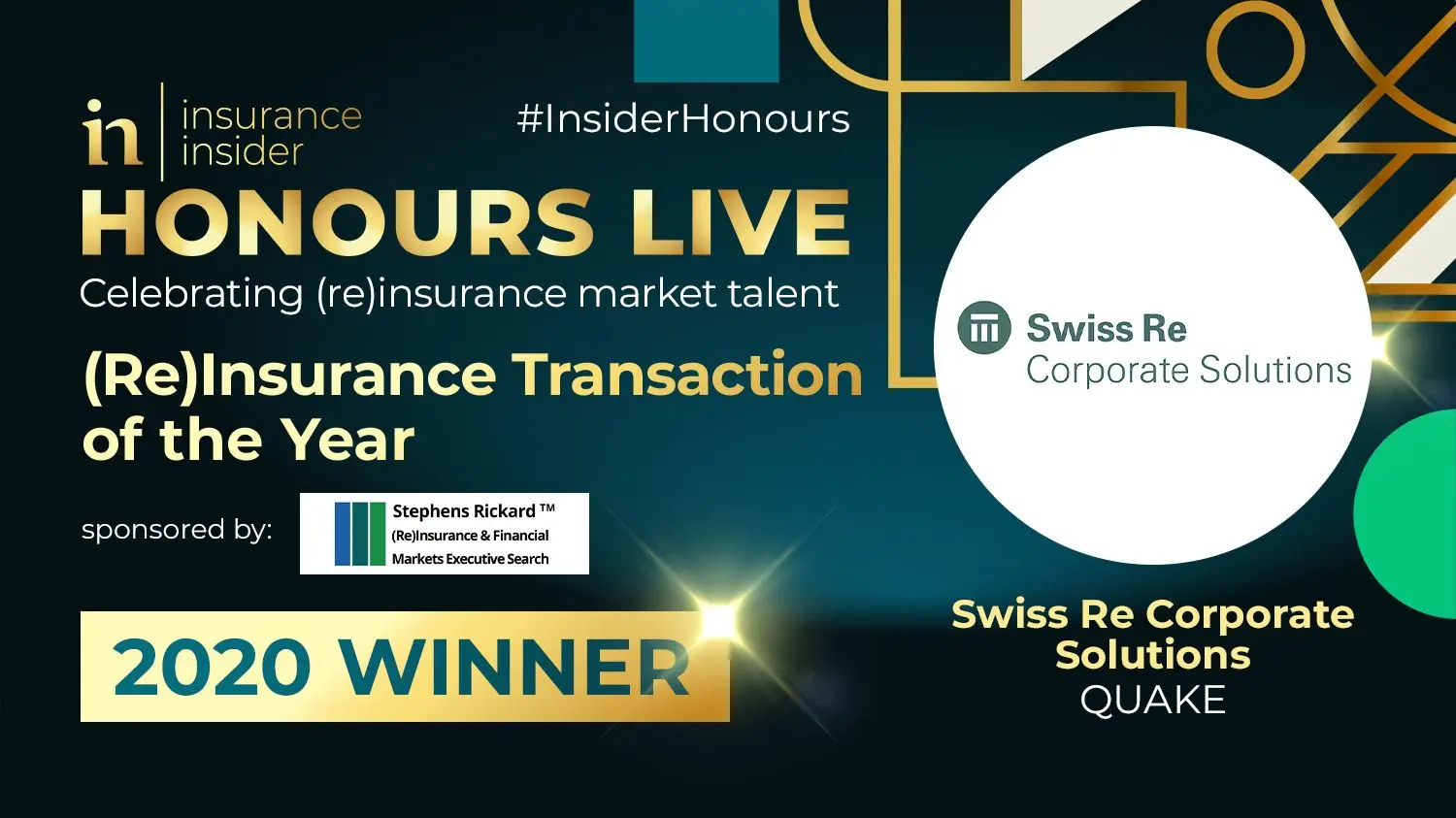(Re)Insurance Transaction of the Year 2020