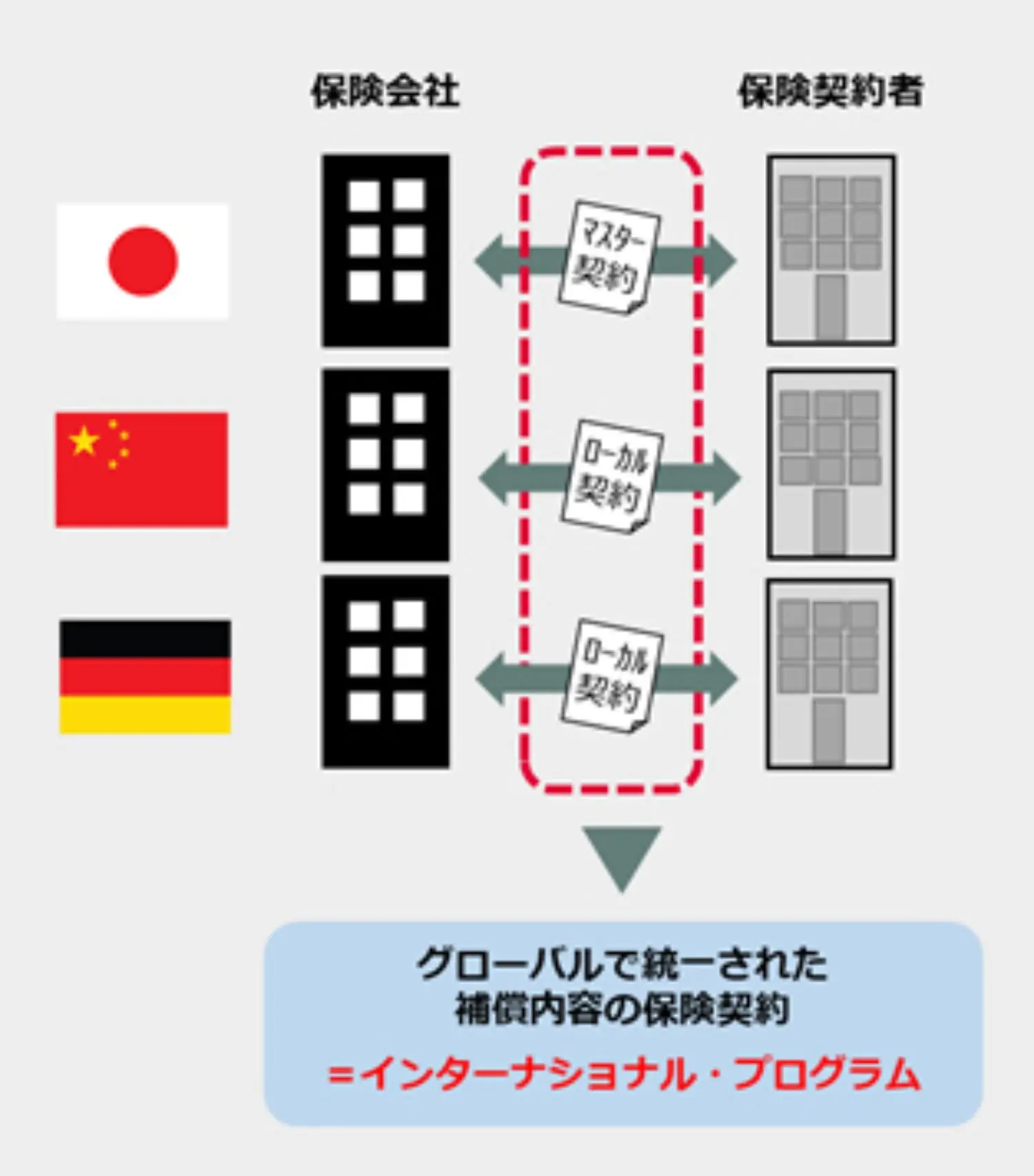 図解：インターナショナル・プログラムとは