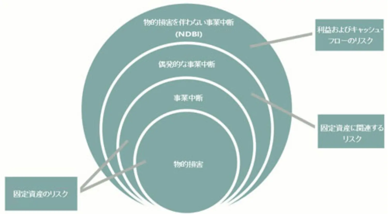 Infographic about Risks and where they affect a company