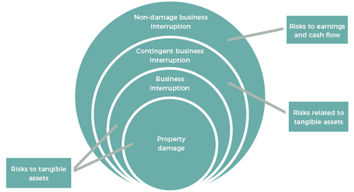Infographic about Risks and where they affect a company